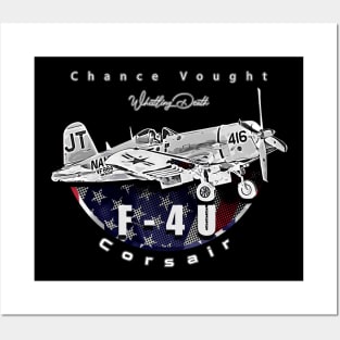 Chance Vought F-4U Corsair Aircraft Posters and Art
